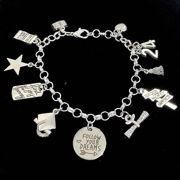 Graduation Charm Bracelet - Picture 3 of 8